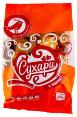 Изображение товара Сухари АШАН Красная птица с маком, 300 г