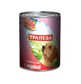 Изображение товара Влажный корм для собак «Трапеза» с индейкой, 350 г
