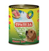 Изображение товара Влажный корм для собак «Трапеза» Мясное Трио, 750 г
