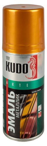 Изображение товара Эмаль универсальная KUDO аэрозоль металлик золото, 210 мл