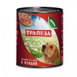 Изображение товара Влажный корм для собак «Трапеза» с птицей, 750 г