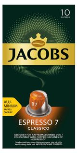 Изображение товара Кофе в капсулах Jacobs Espresso №7 Classico, 10 капсул