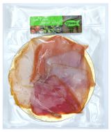 Изображение товара Ассорти рыбное «Олива» зубатка-кета-марлин-тунец холодного копчения, 200 г