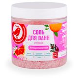 Изображение товара Соль для ванн АШАН Красная птица розовая антицеллюлитная, 500 г