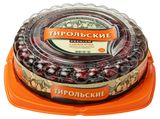 Изображение товара Пирог сладкий бисквитный «Тирольские пироги» Садовая ягода ванильный с воздушным кремом и смузи из смородины Premium охлажденный, 600 г