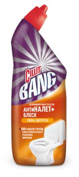 Изображение товара Средство чистящее для туалета Cillit Bang Сила цитруса Антиналет+блеск, 450 мл