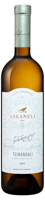 Изображение товара Вино Askaneli Brothers Цинандали белое сухое Грузия, 0,75 л