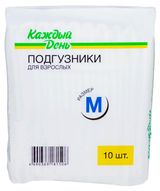 Изображение товара Подгузники для взрослых «Каждый день» размер М, 10 шт