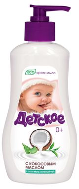 Изображение товара Жидкое мыло «Весна» Детское ECO кокос, алоэ вера и зеленый чай, 280 г