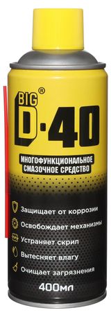 Изображение товара Смазочное средство BIG D-40 Многофункциональное, 400 мл