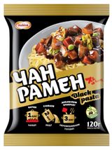 Изображение товара Лапша для варки «Доширак» Чан-рамен Black pasta с оливковым маслом, 120 г