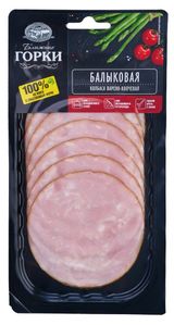 Изображение товара Колбаса свиная варено-копченая «Ближние горки» Балыковая нарезка, 100 г
