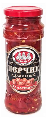 Изображение товара Перец «Скатерть-Самобранка» красный халапенью, 370 мл