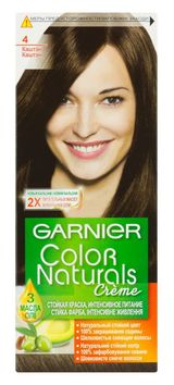 Изображение товара Крем-краска для волос Garnier Color Naturals тон 4 Каштан, 112 мл