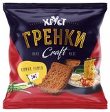 Изображение товара Гренки «Хруст» ржано-пшеничные со вкусом кимчи рамен Craft, 75 г