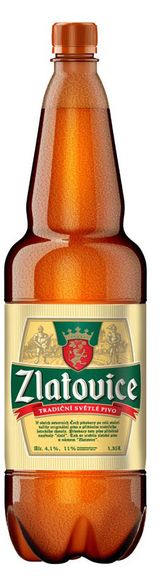 Изображение товара Пиво Zlatovice светлое фильтрованное 4,1%, 1 л