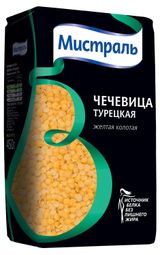 Изображение товара Чечевица желтая «Мистраль» турецкая колотая, 450 г