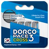 Изображение товара Сменные кассеты Dorco с 3 лезвиями для бритвенного станка Pace 3 Cross, 4 шт