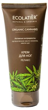 Изображение товара Крем для ног Ecolatier Релакс Серия Organic Cannabis, 100 мл