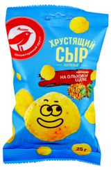 Изображение товара Сыр хрустящий АШАН Красная птица со вкусом копченостей, 25 г