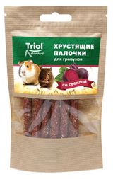 Изображение товара Лакомство для грызунов Тriol Standard хрустящие палочки со свеклой, 30 г