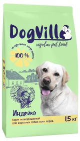 Изображение товара Корм для собак Dogvill индейка, 1,5 кг