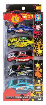 Изображение товара Набор машинок 1TOY Драйв, 5 шт