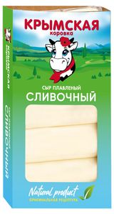 Изображение товара Сыр плавленый Сливочный «Крымская Коровка» 40% БЗМЖ, 140 г