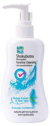 Изображение товара Гель-пена для интимной гигиены Lion Shokubutsu с алоэ вера и софорой, 150 мл