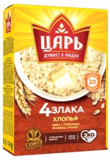 Изображение товара Хлопья «ЦАРЬ» 4 злака, 400 г