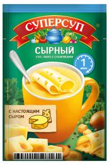 Изображение товара Суп-пюре «СУПЕРСУП» сырный с сухариками, 19 г