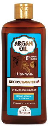 Изображение товара Шампунь для волос Floresan Против выпадения бессульфатный, 400 мл