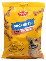 Изображение товара Лакомство для собак Biff Бисквиты мясные, 200 г