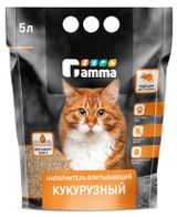Изображение товара Наполнитель для кошачьего туалета GAMMA кукурузный, 5 л