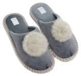 Изображение товара Тапочки женские LuckyLand 23285W-CH-С закрытый нос р. 36, 1 шт в ассортименте