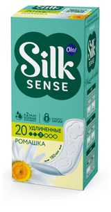 Изображение товара Прокладки ежедневные Ola! Silk Sense Daily Large Deo «Ромашка», 20 шт