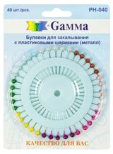 Изображение товара Иглы для закалывания «Гамма» PH-040 Ромашка 33 мм, 40 шт