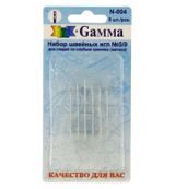 Изображение товара Набор игл для шитья «Гамма» ручные для слабовидящих №5-9, 6 шт
