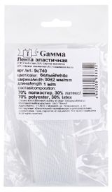 Изображение товара Лента эластичная GAMMA белая, 30 мм х 1 м