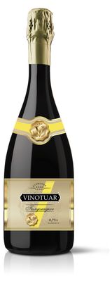 Изображение товара Игристое вино Vinotuar  полусладкое белое Россия, 0,75 л
