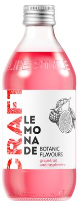 Изображение товара Напиток сильногазированный Starbar Craft со вкусом грейпфрута и малины, 330 мл