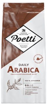 Изображение товара Кофе молотый Poetti Daily Arabica, 250 г
