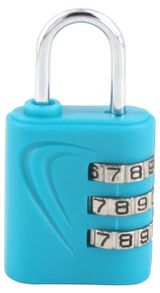 Изображение товара Замок для чемодана Airport кодовый синий