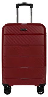 Изображение товара Чемодан жесткий Airport красный 8 колес, 25х41х61, размер M