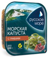 Изображение товара Морская капуста «Русское море» по-корейски с грибами, 200 г