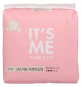 Изображение товара Прокладки гигиенические IT'S ME Pure&Fit из органического хлопка с крылышками 3 капели, 12 шт