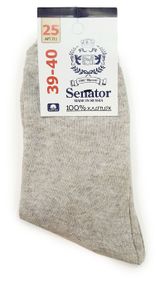 Изображение товара Носки мужские «Юрсет» 711 бежевые, размер 25