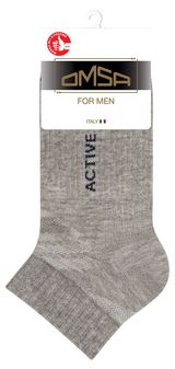 Изображение товара Носки мужские Omsa Active 111 Grigio Melange, размер 42-44