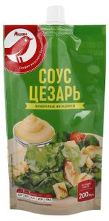 Изображение товара Соус кулинарный АШАН Красная птица Цезарь охлажденный, 200 мл