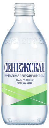 Изображение товара Вода минеральная «Сенежская» негазированная, 330 мл